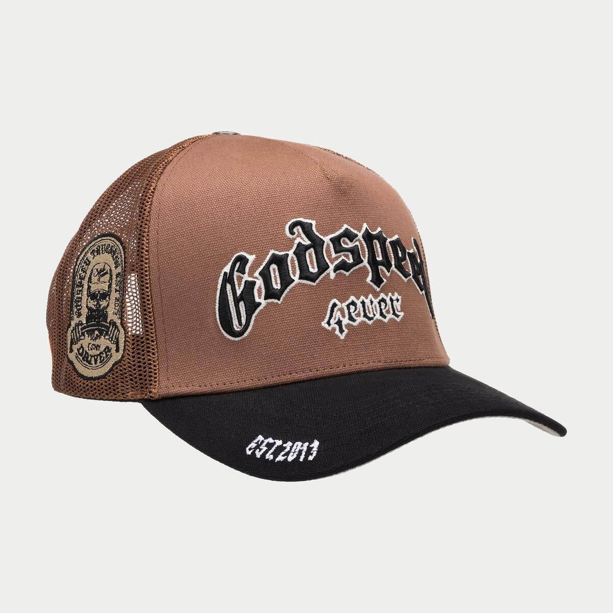 GS Forever Trucker Hat - Black / Taupe