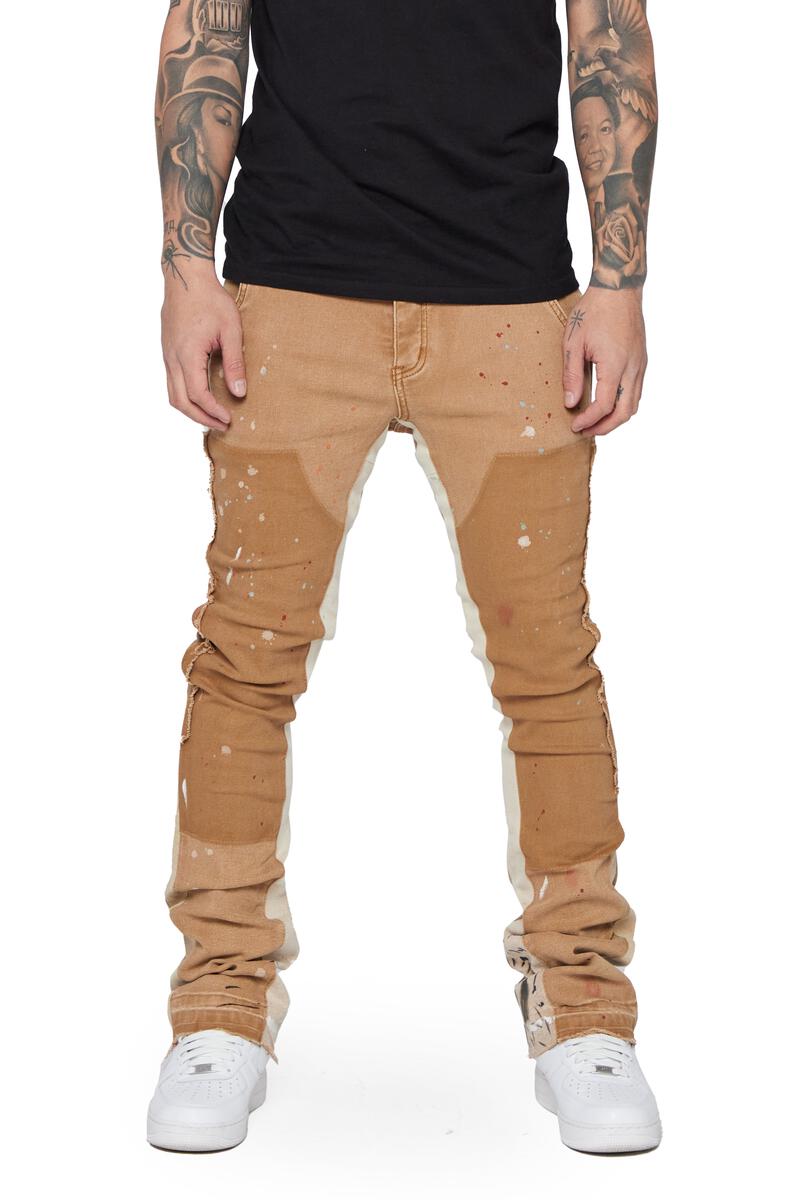 Alpha Cahi Stacked Flare Jean
