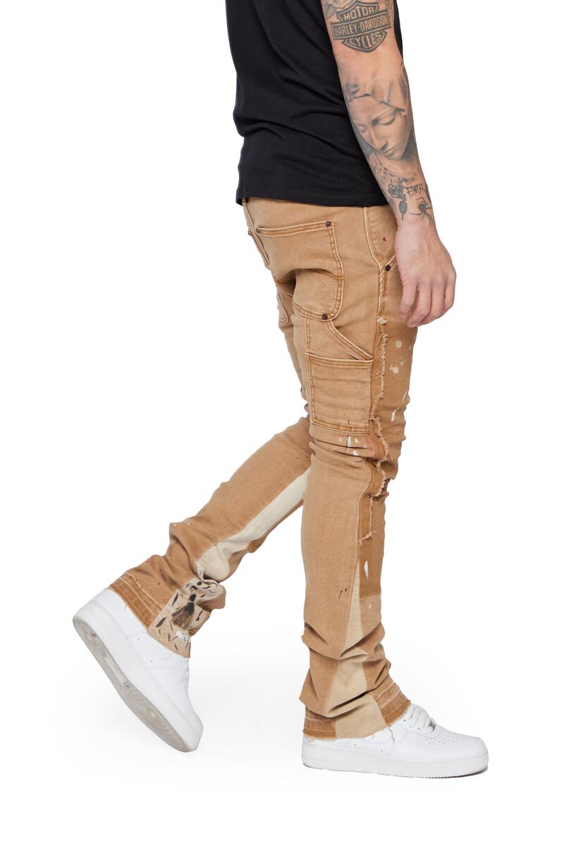 Alpha Cahi Stacked Flare Jean