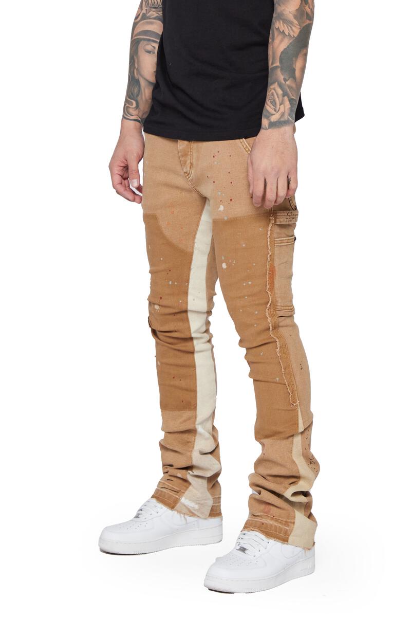 Alpha Cahi Stacked Flare Jean