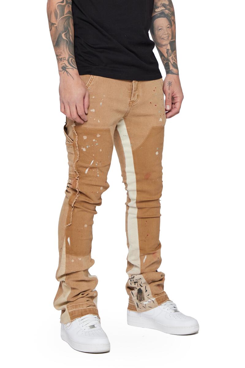 Alpha Cahi Stacked Flare Jean