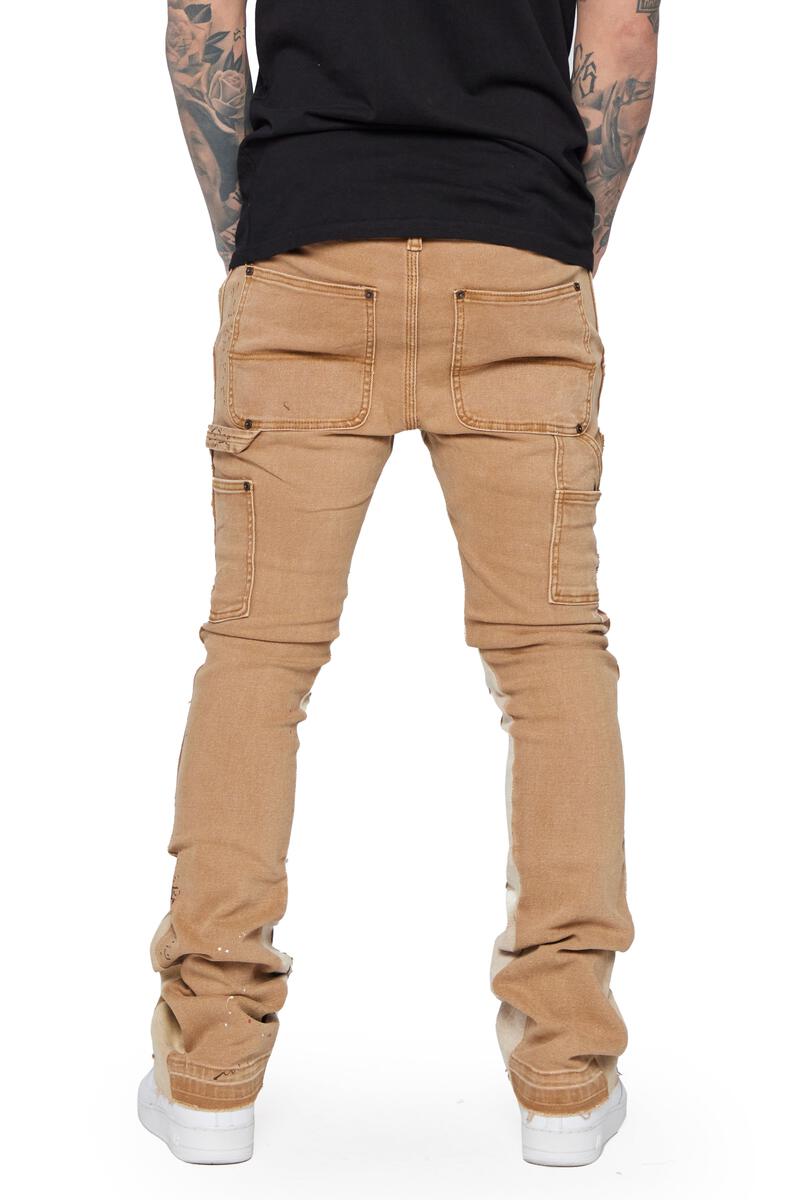 Alpha Cahi Stacked Flare Jean
