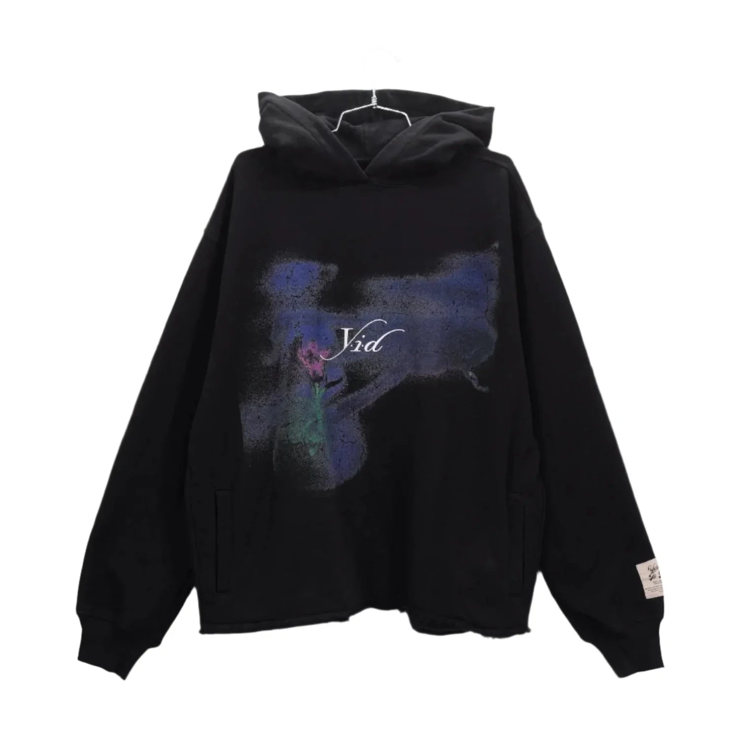 Potion Raw Edge Hoodie - Black