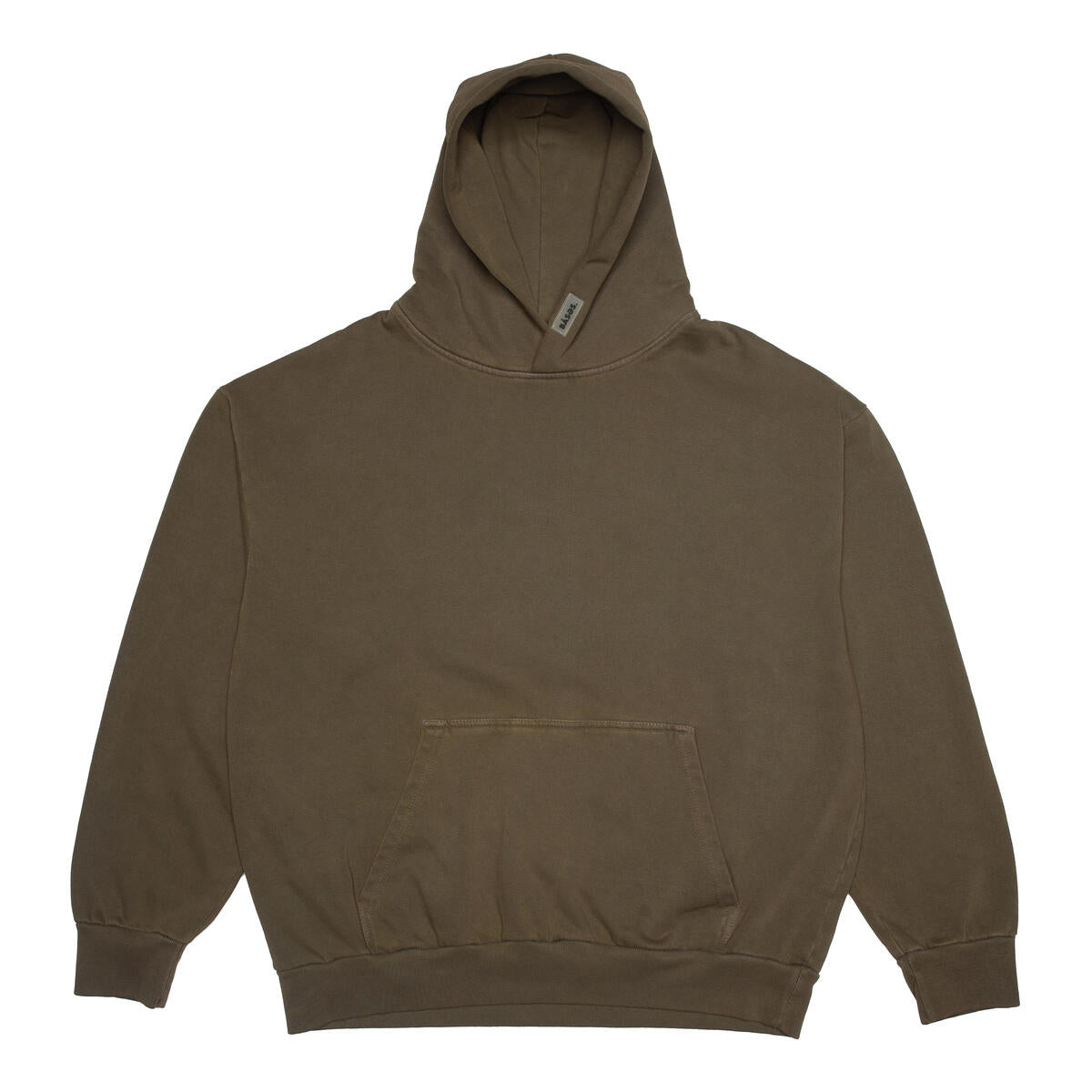 Vintage Dyed Heavy Fleece Hoodie-Olive