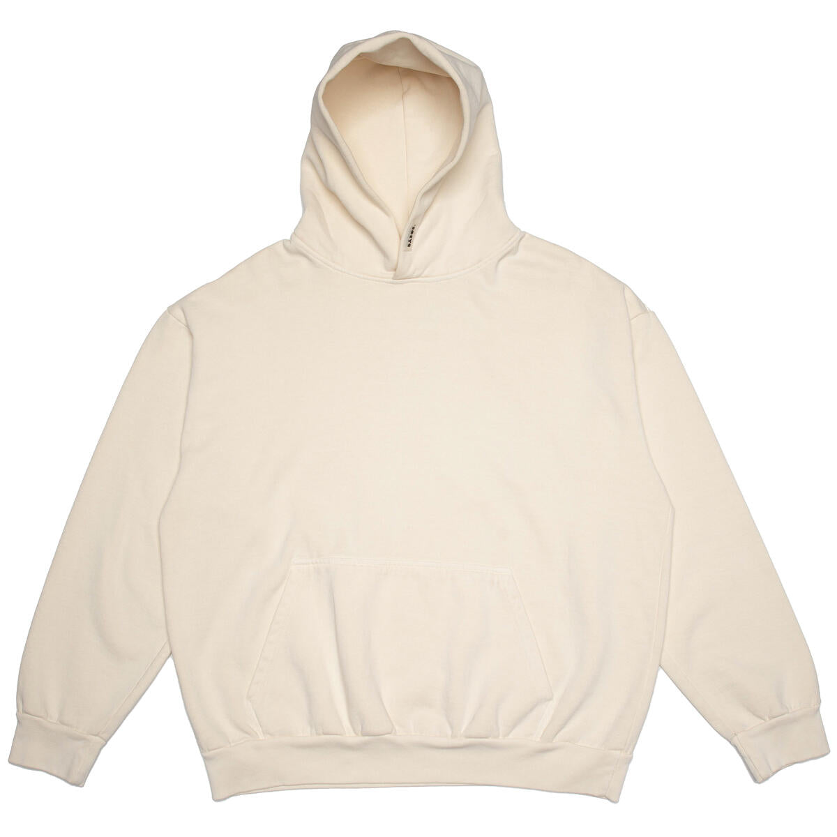 Vintage Dyed Heavy Fleece Hoodie-Off White