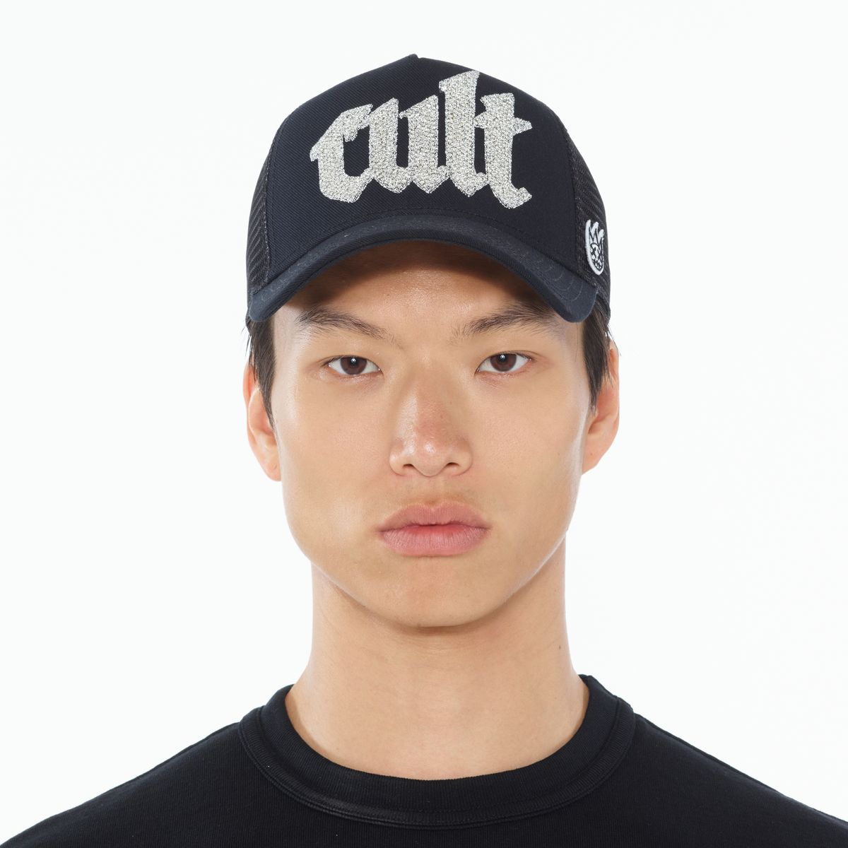 Crystal Cult Script Logo Hat - Black