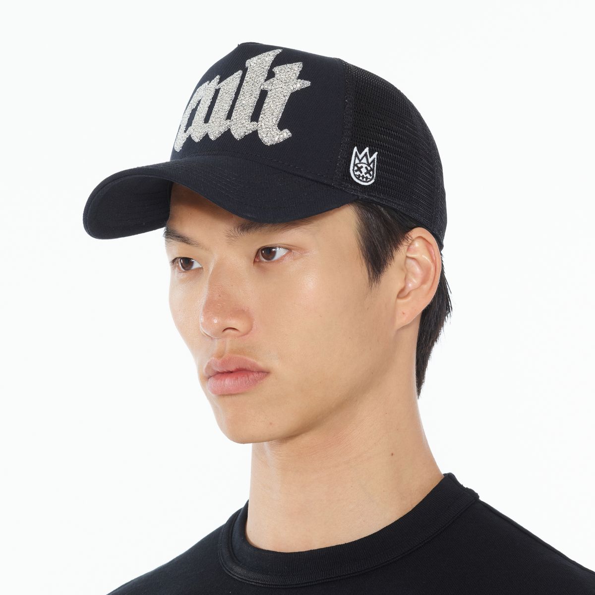 Crystal Cult Script Logo Hat - Black