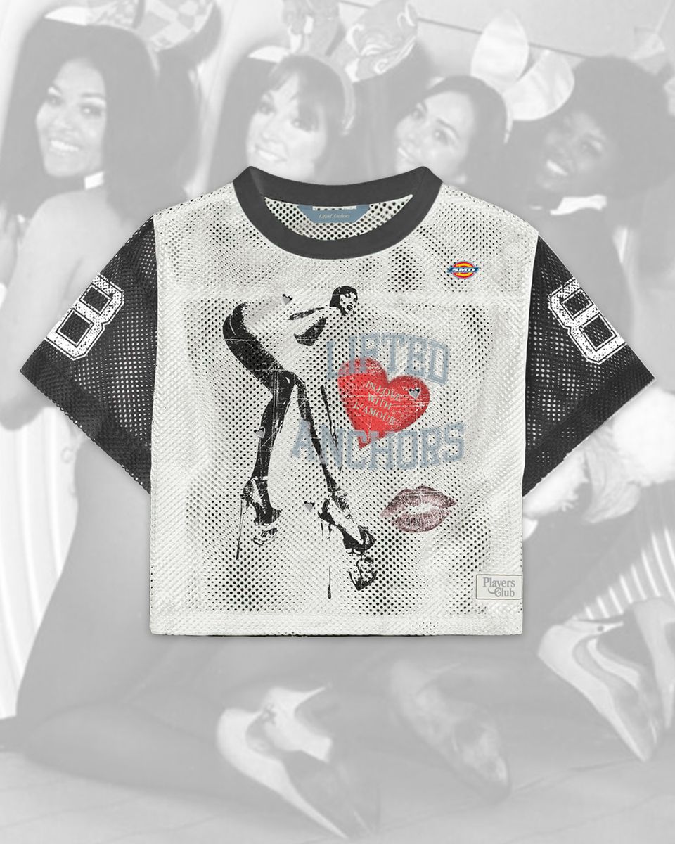 Spearmint Football Jersey - White / Black