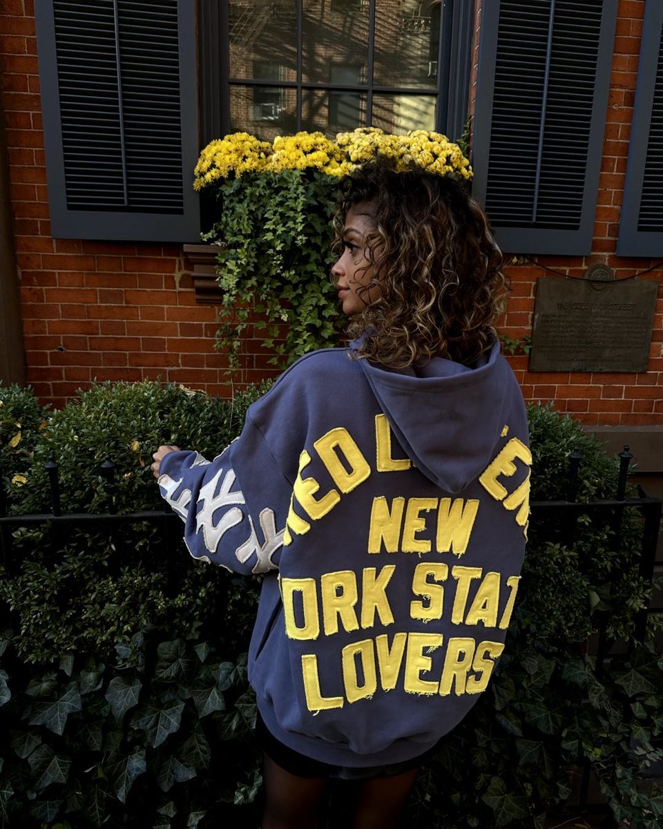 Not NY Lovers Hoodie - Navy Blue