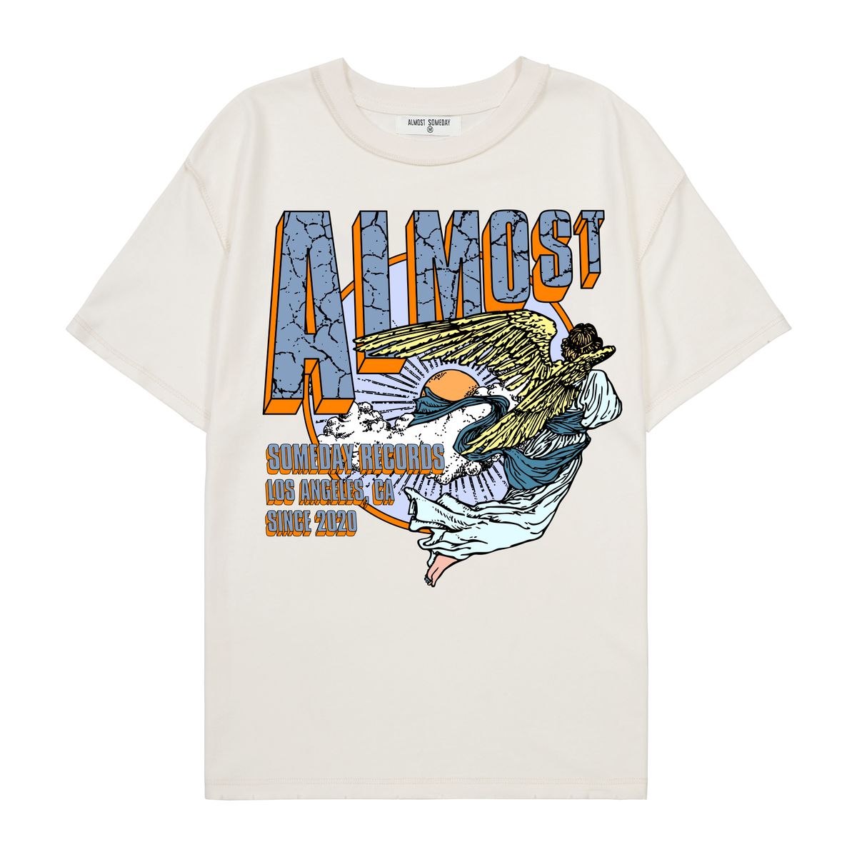 Label T-Shirt - Cream