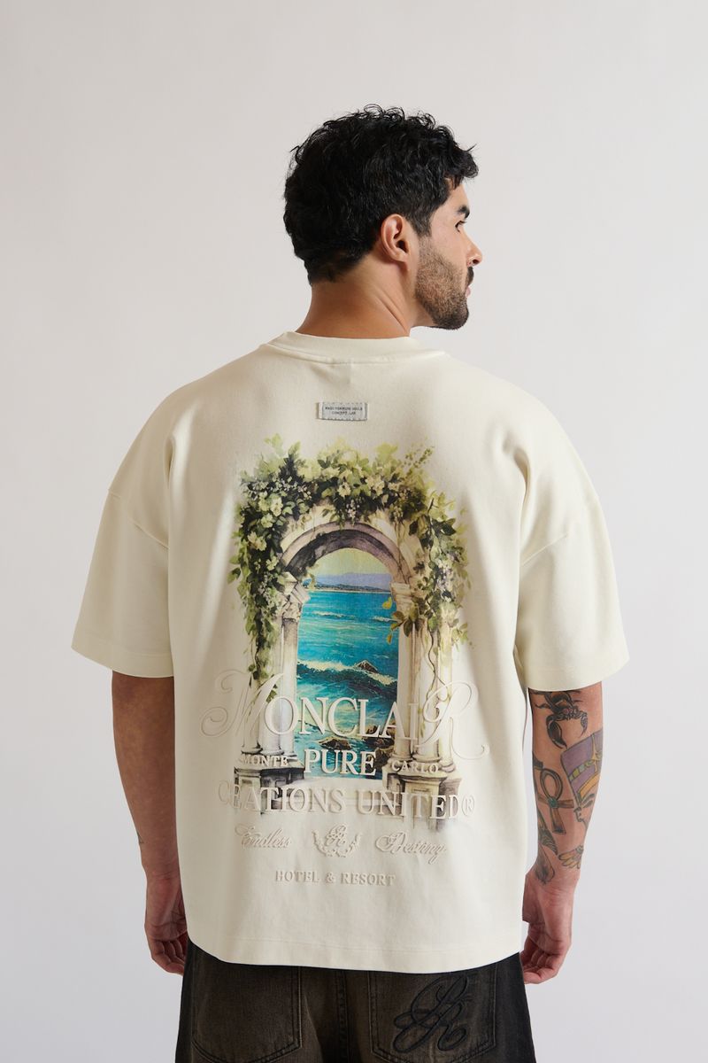 Monclair Frame T-Shirt - Cream