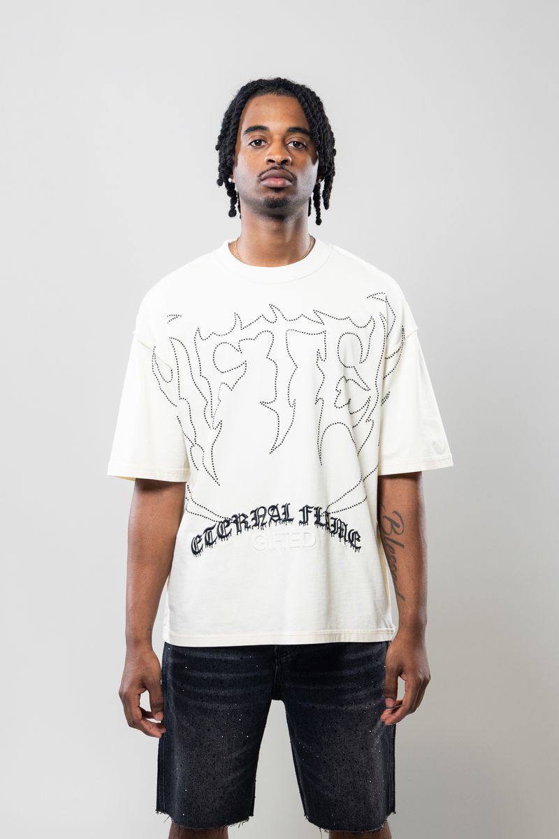 Eternal Flame T-Shirt - Bone