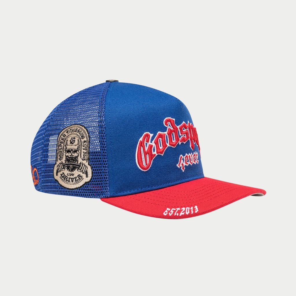 GS Forever Trucker Hat - Blue / Red