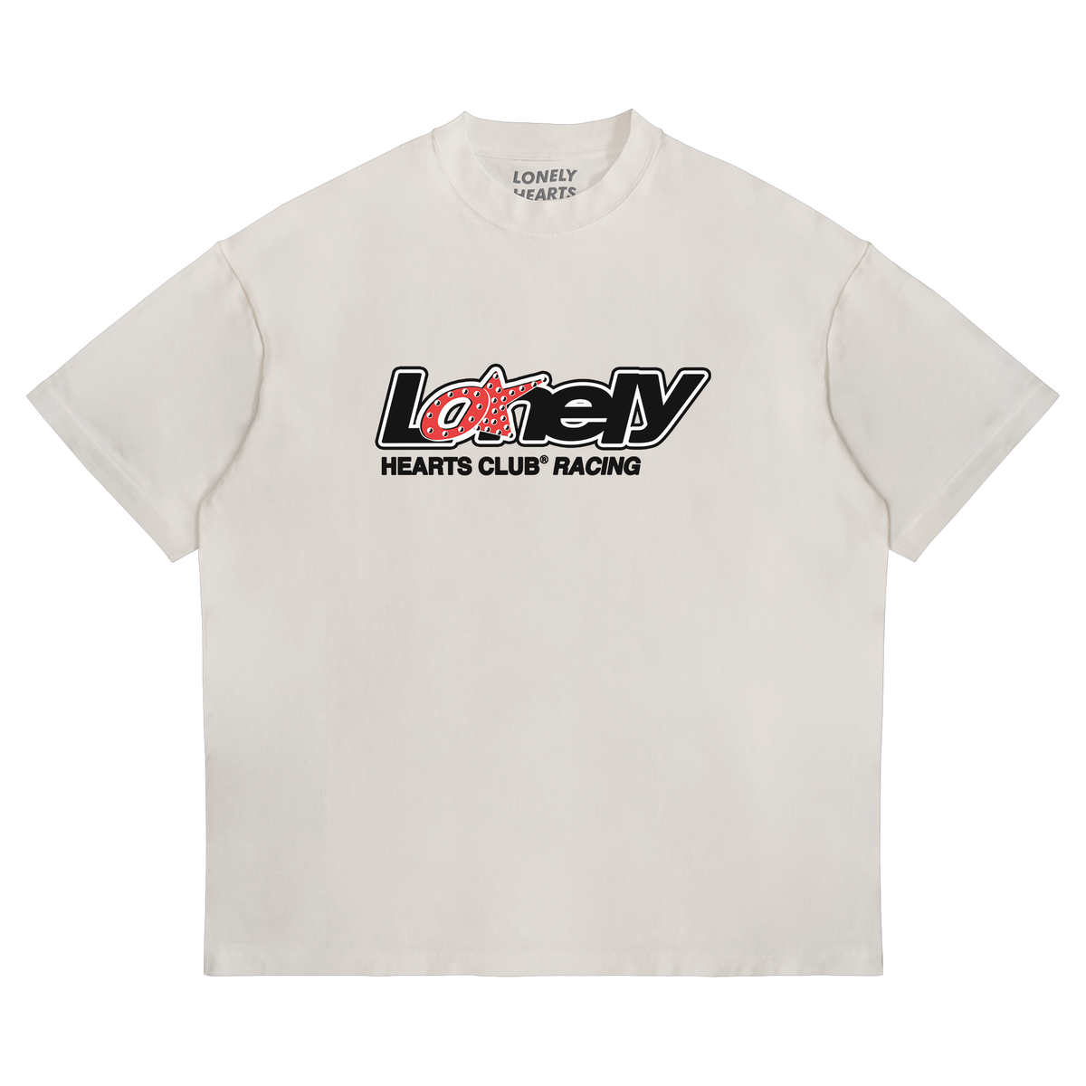 Lonely Hearts Club Racing Premium Rhinestone - Cream