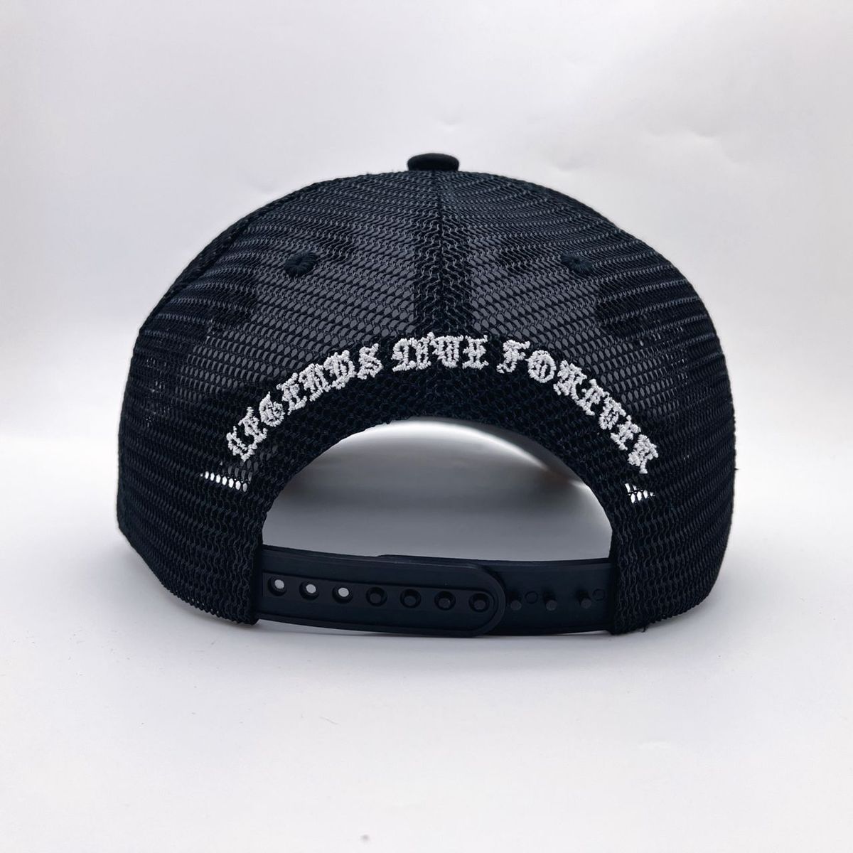 Diamond 777 Suede Trucker Hat - Black / White