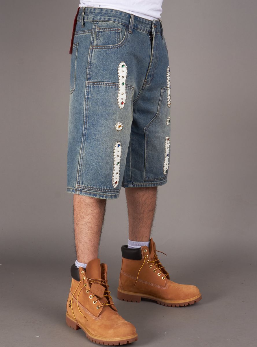 Bravo Denim Shorts - Vintage Blue