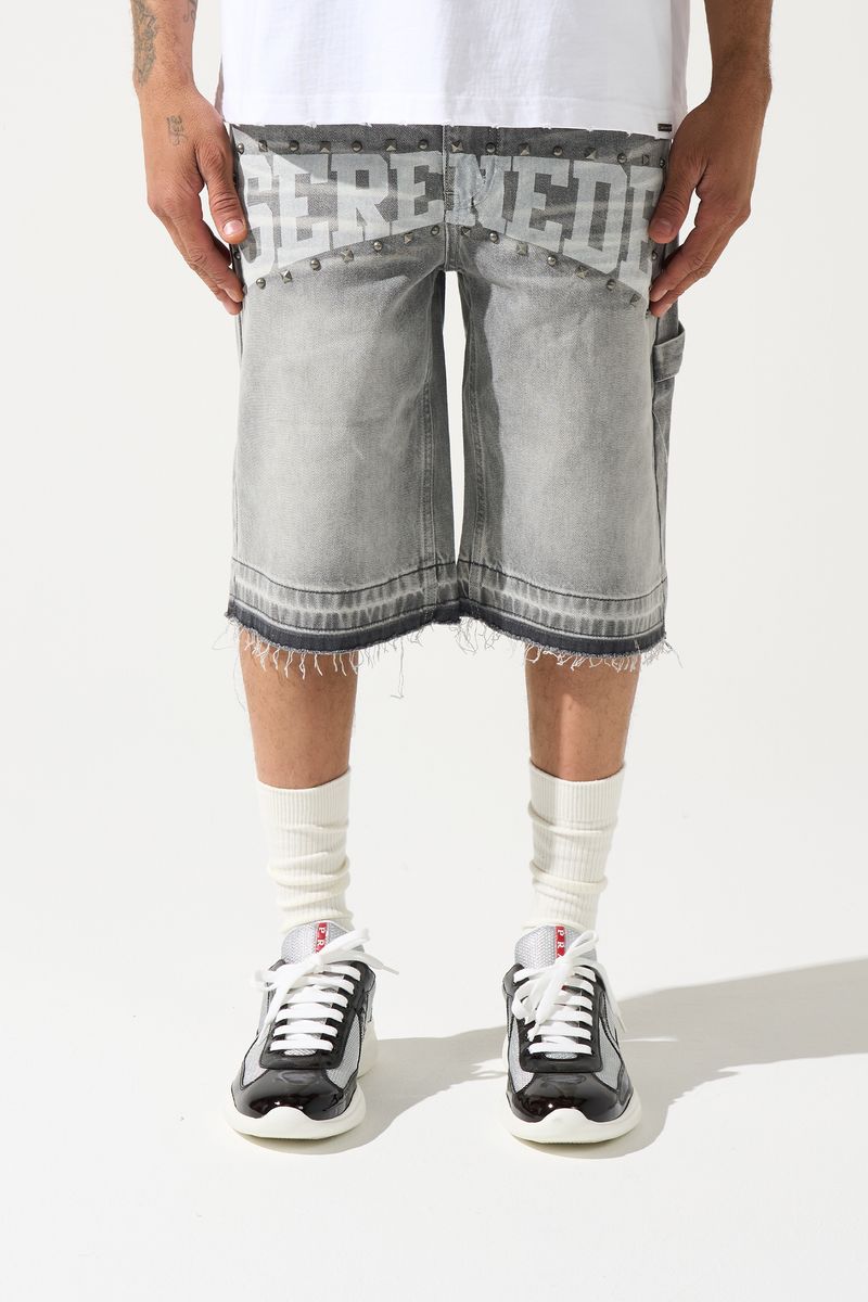 Atelier Denim Shorts - Midgrey