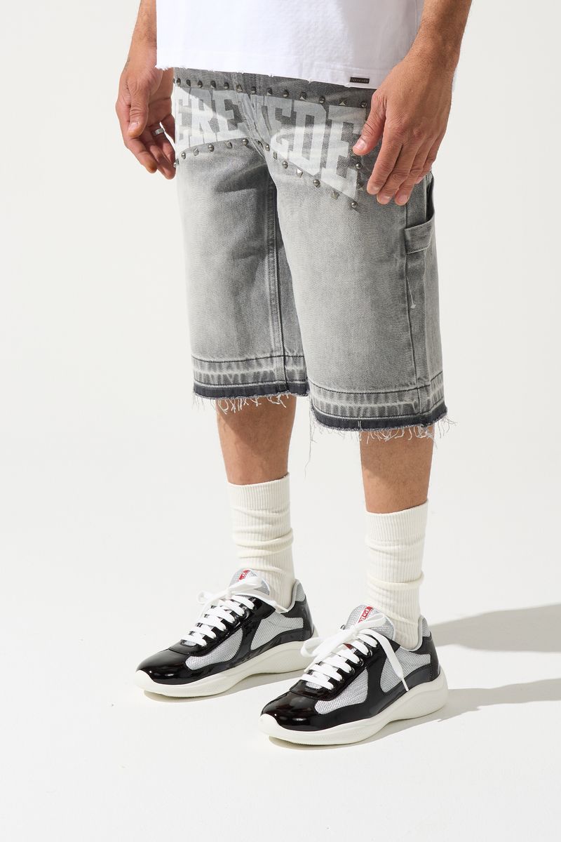 Atelier Denim Shorts - Midgrey