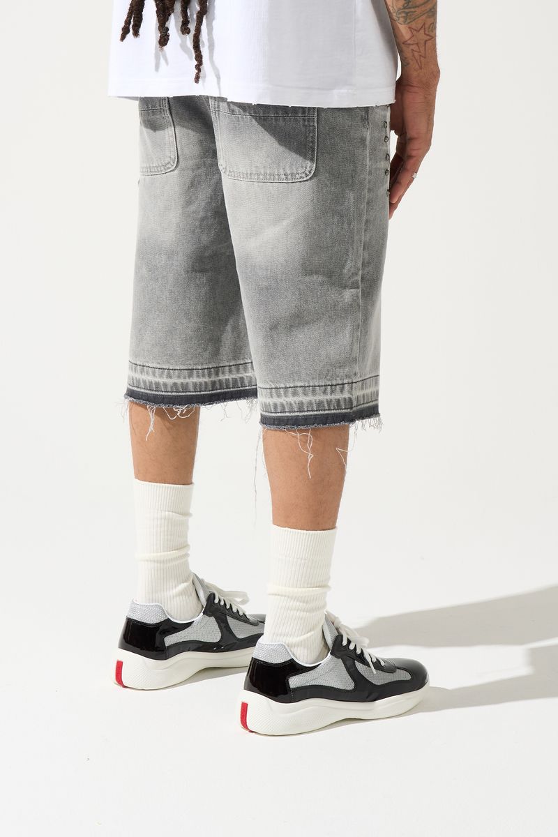 Atelier Denim Shorts - Midgrey