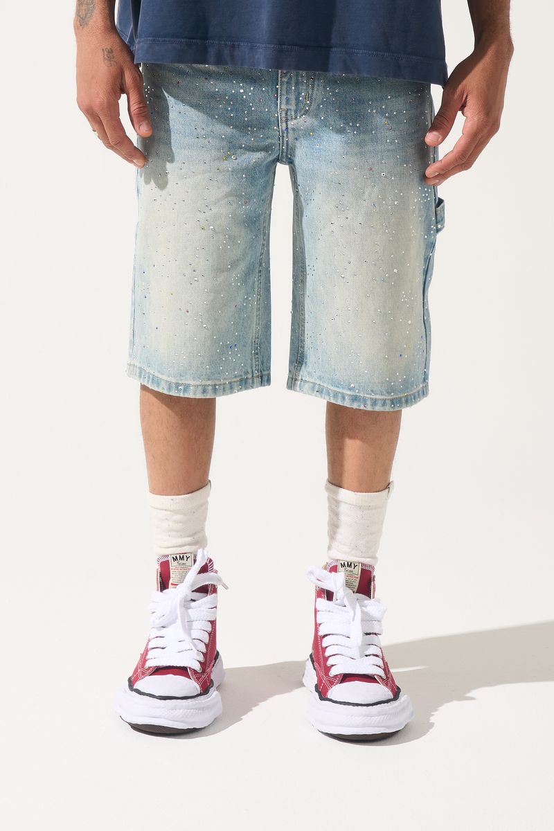 Fortune Denim Shorts - Blue