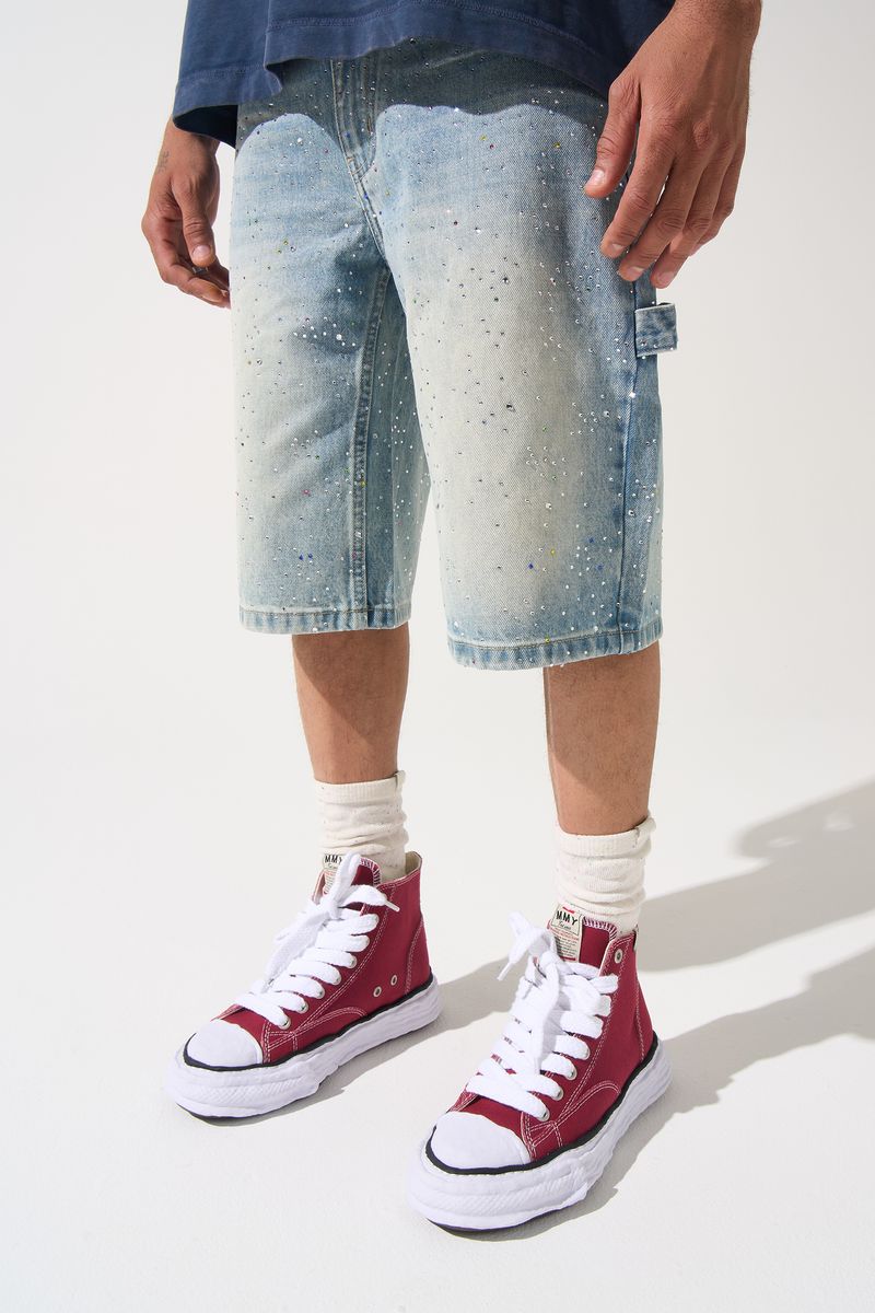 Fortune Denim Shorts - Blue