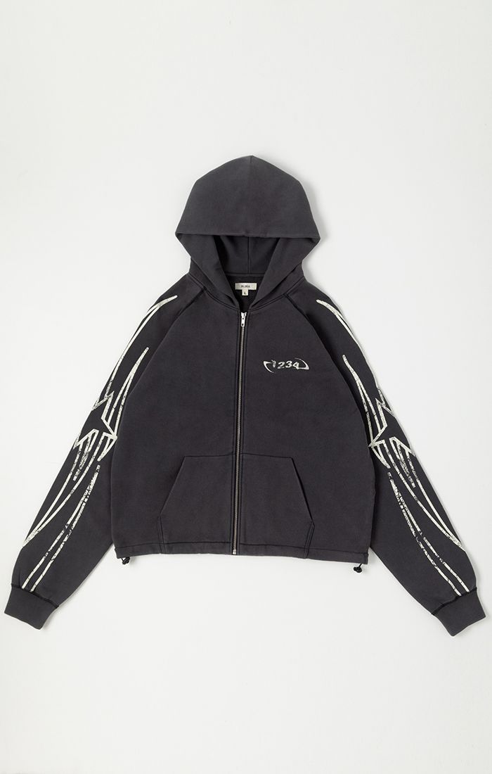 Streak Hoodie - Charcoal
