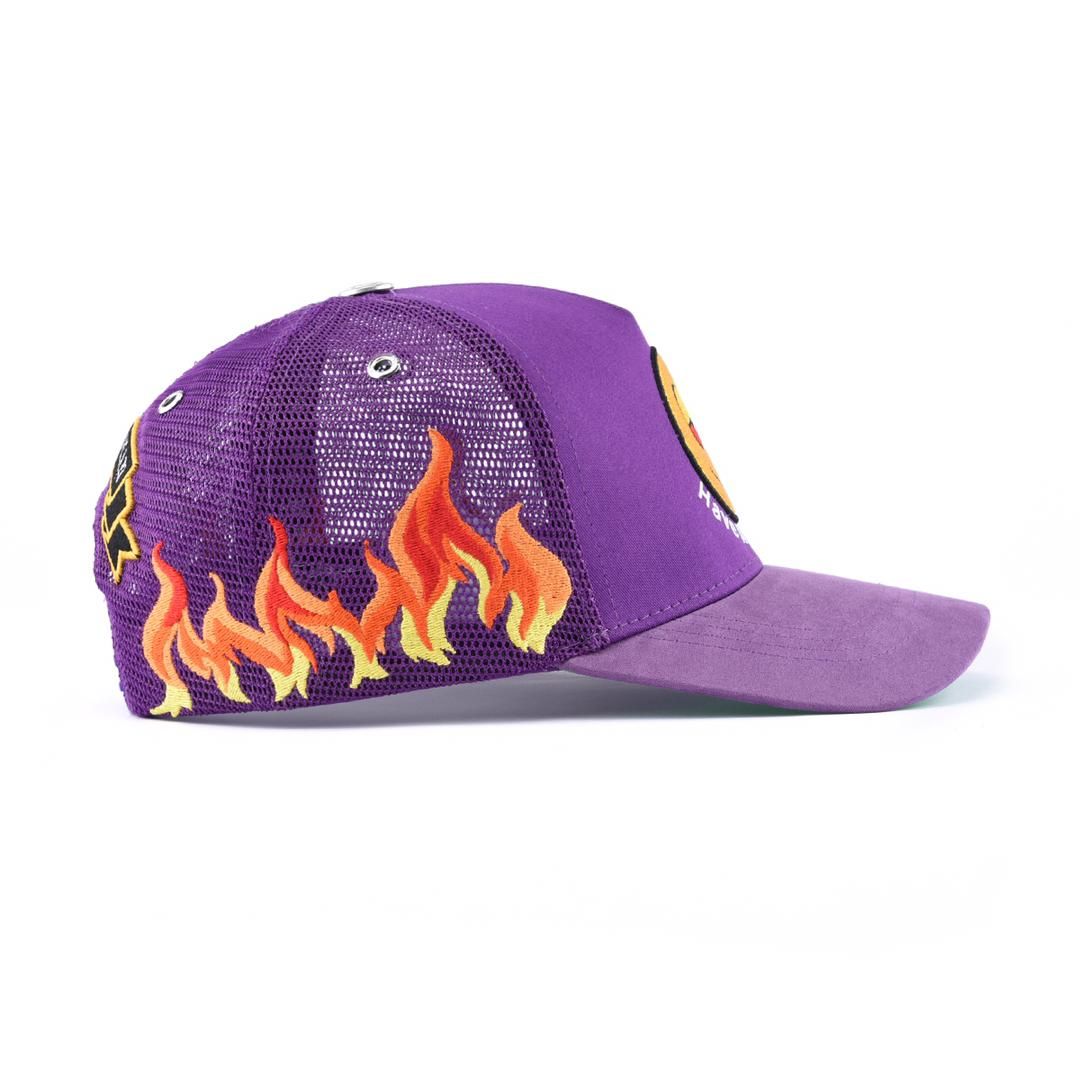 Hand Trucker Hat - Purple