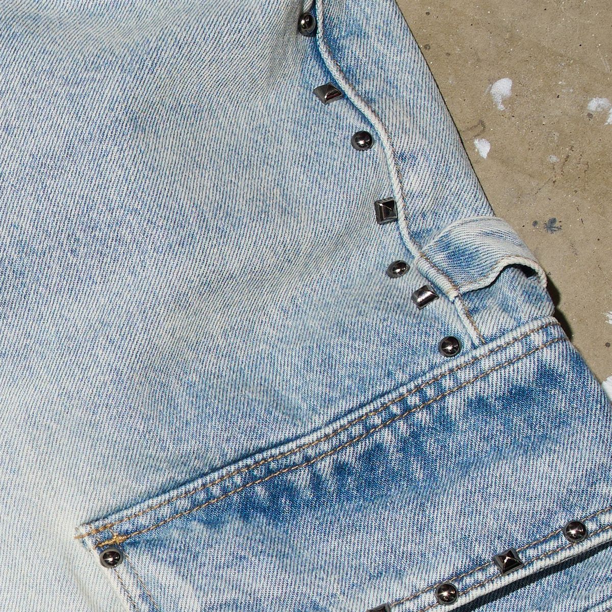 Noble Cargo Denim Shorts - Blue