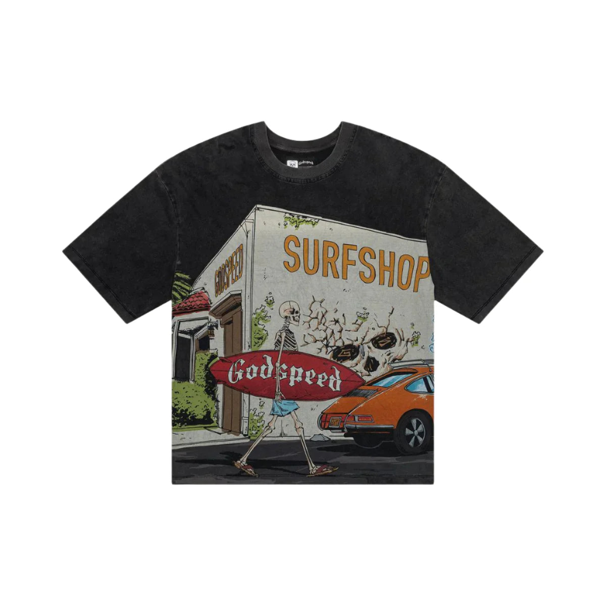 GS Surf Club T-Shirt - Grey Wash