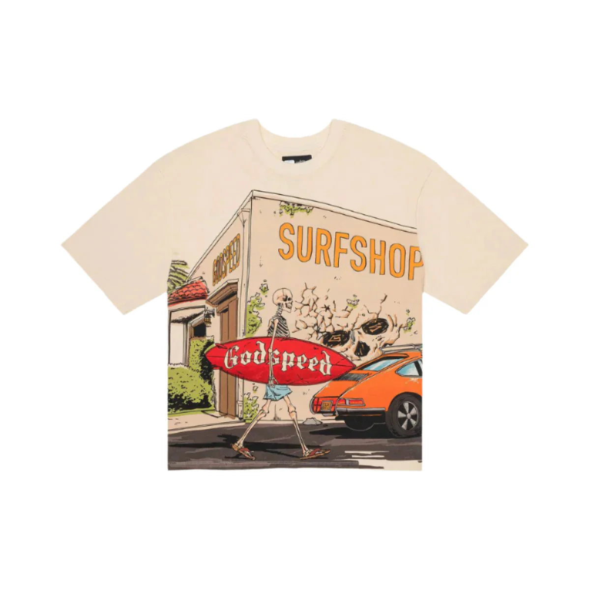GS Surf Club T-Shirt - Bone