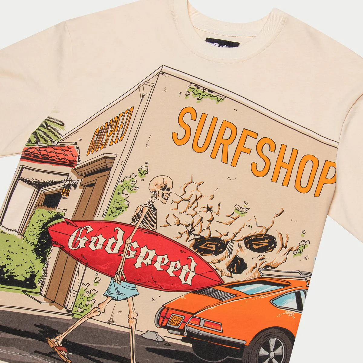 GS Surf Club T-Shirt - Bone