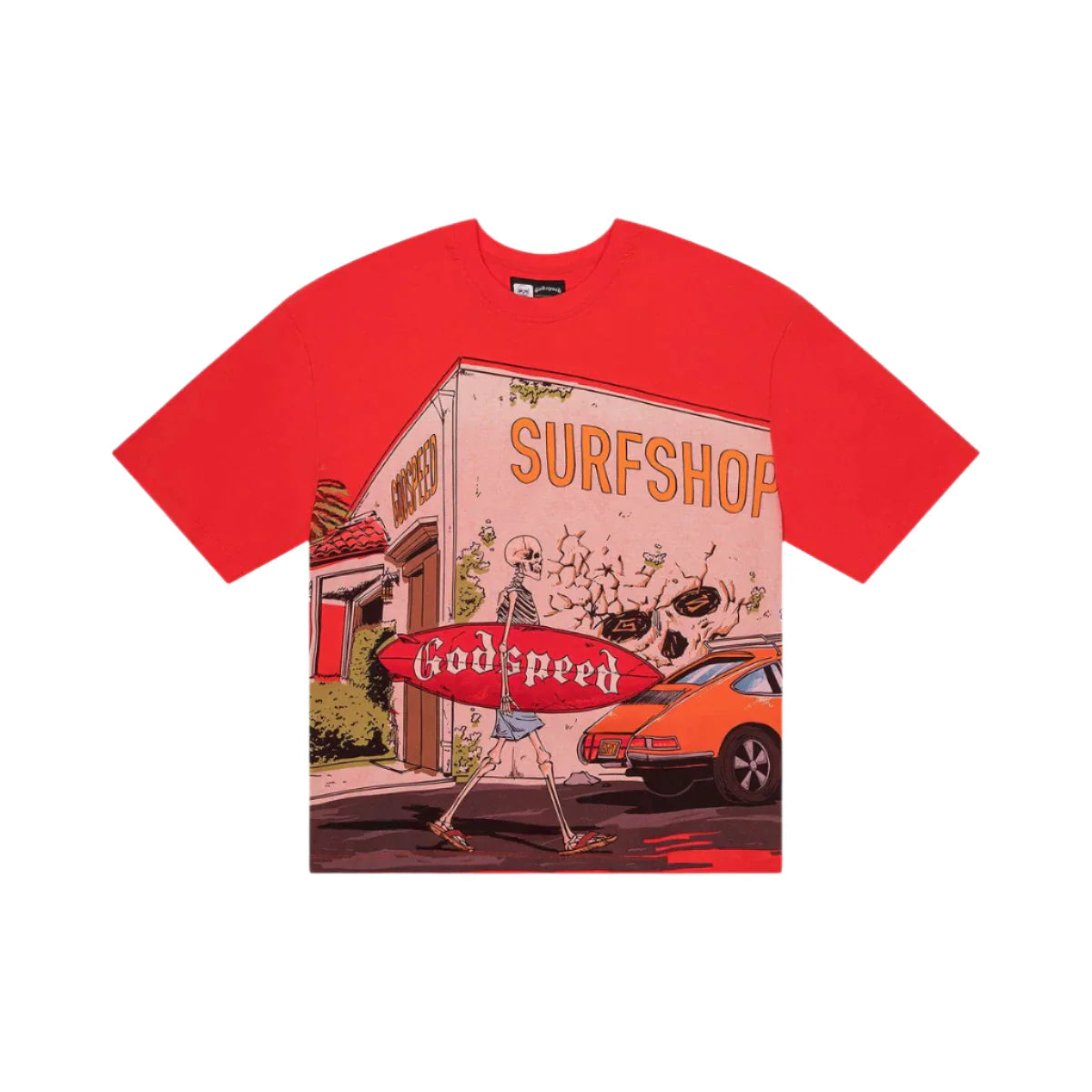 GS Surf Club T-Shirt - Red