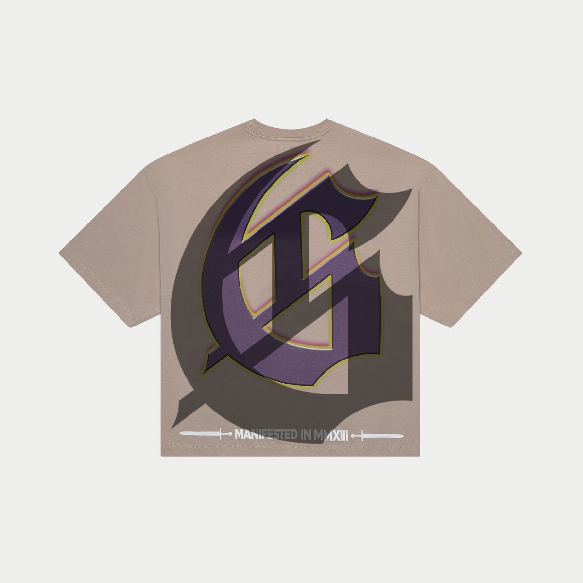 Man In The Mirror T-Shirt Stone Grey