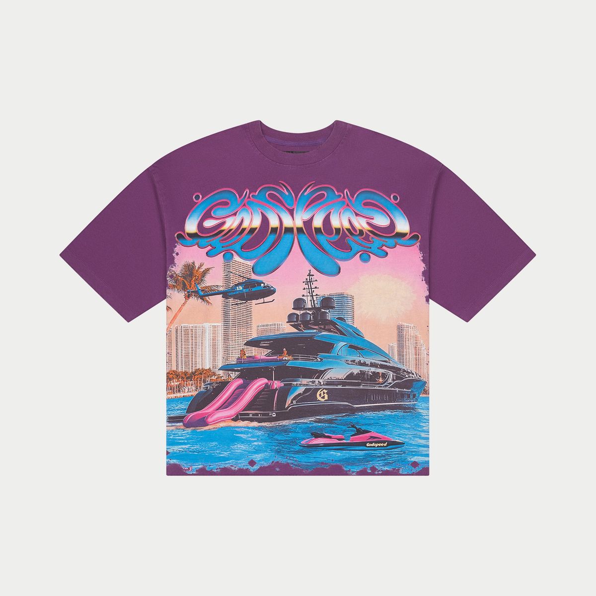 Memento Vivere T-Shirt - Purple Wash