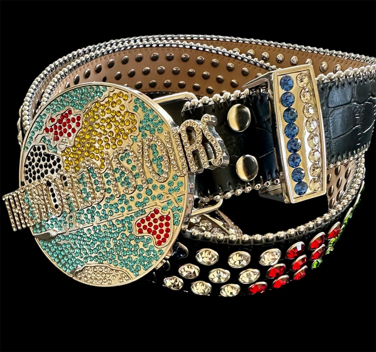 World Is Yours Belt - Black / Multi