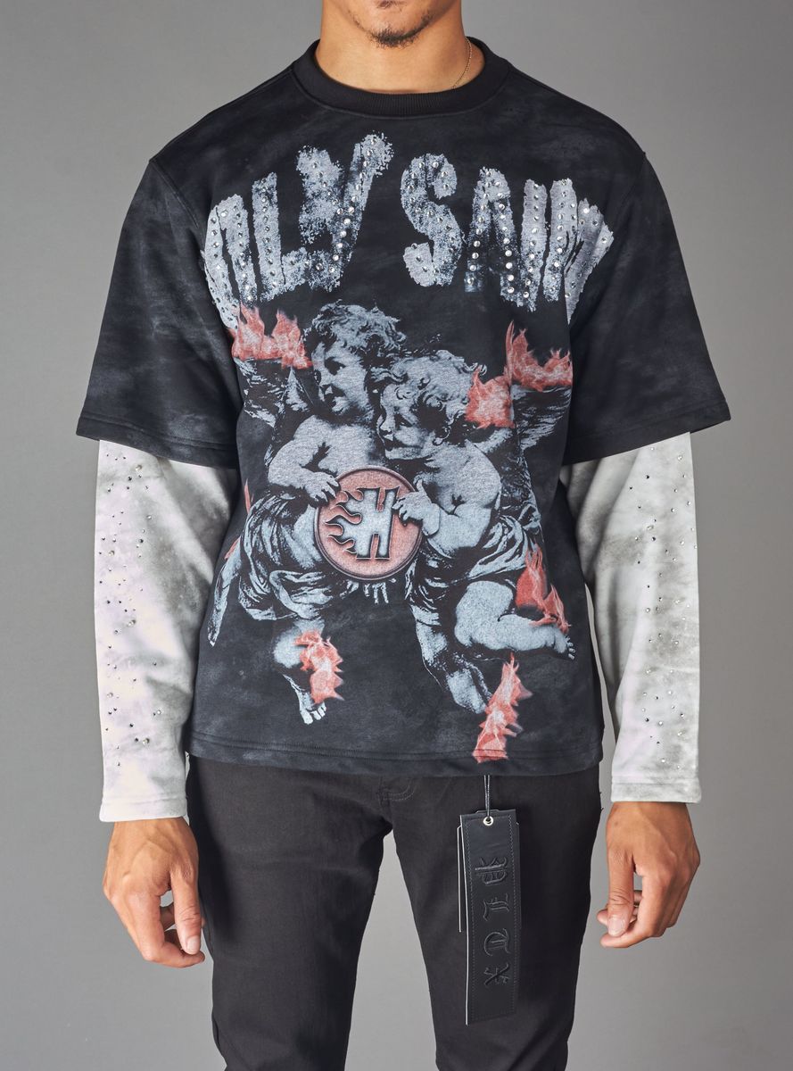 Thorn Longsleeve T-Shirt - Black / Grey