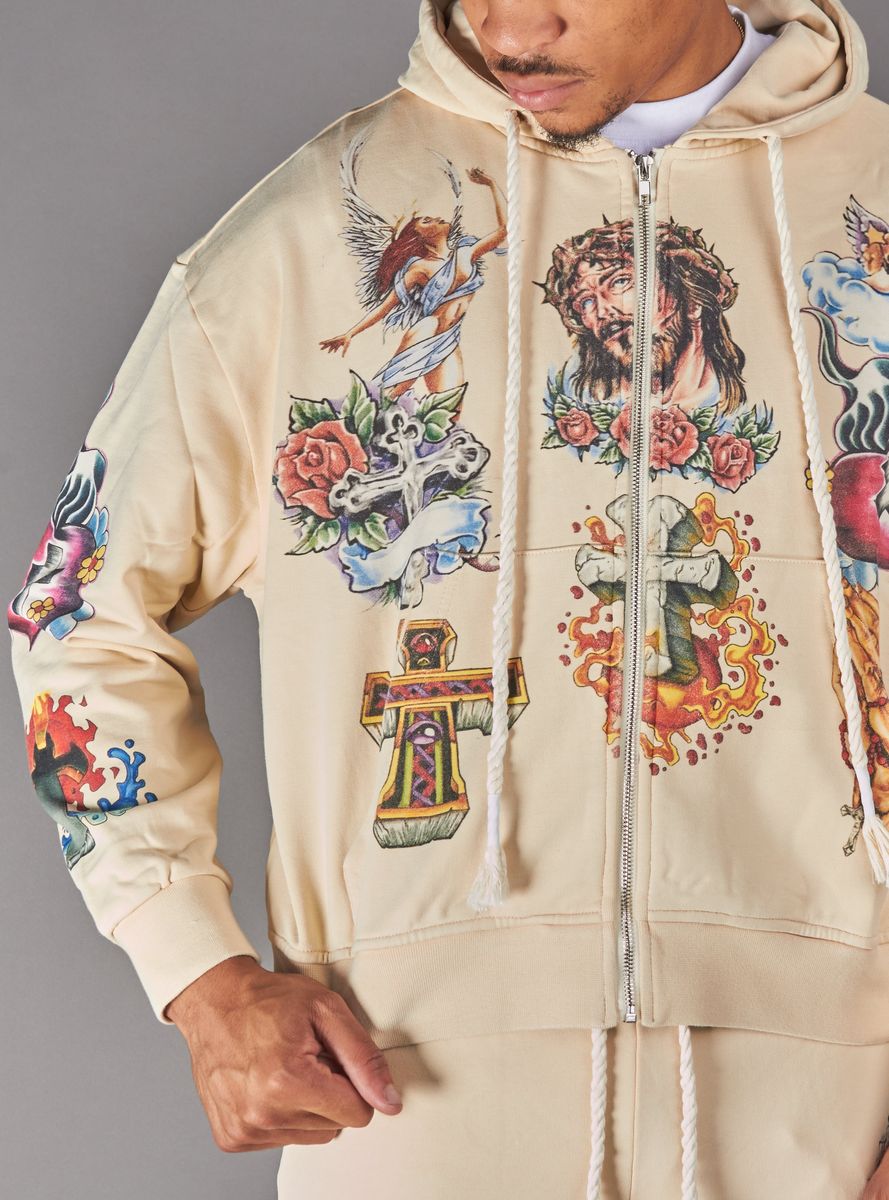 Nivin Hoodie - Beige