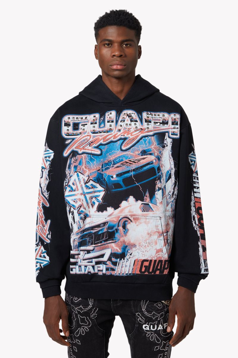 Black Nitro Drift Hoodie V1