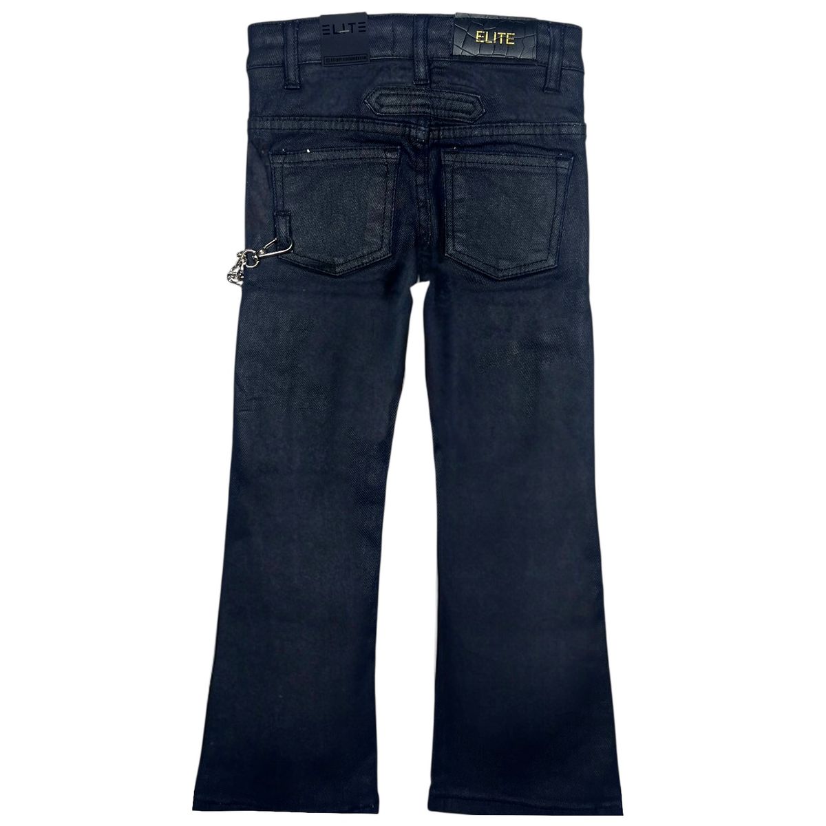 KS Saints Washed Rhinestone + Pearls Hoodie & KS WAX Secret Stone Zipper Kids Jeans