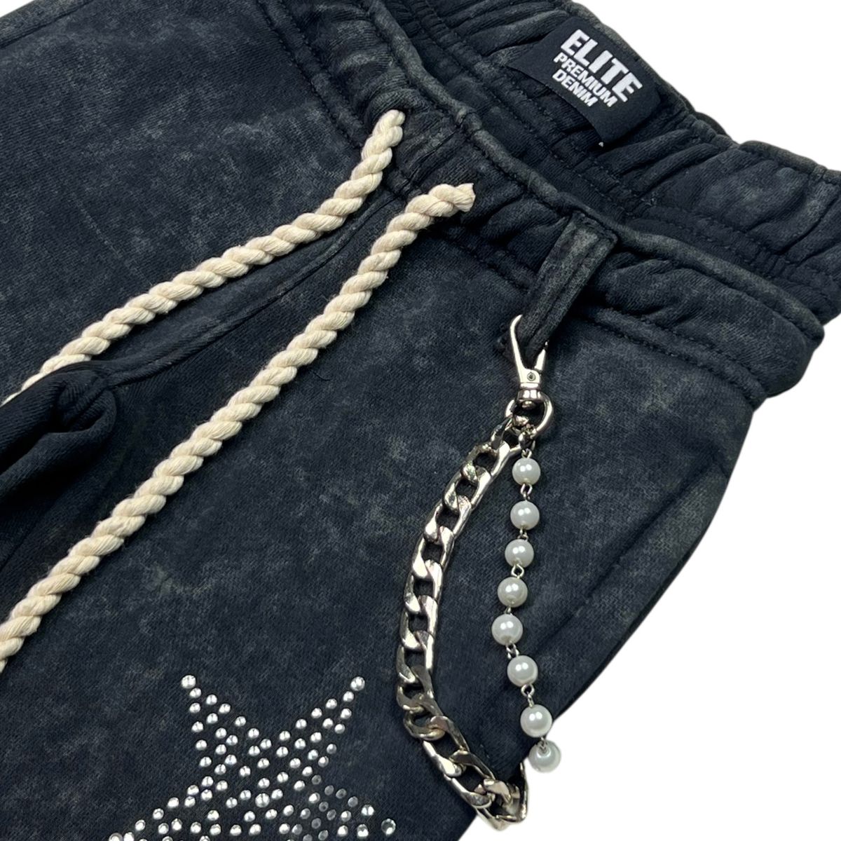 Skull Premium Heavy GSM Kids Track Set - Black