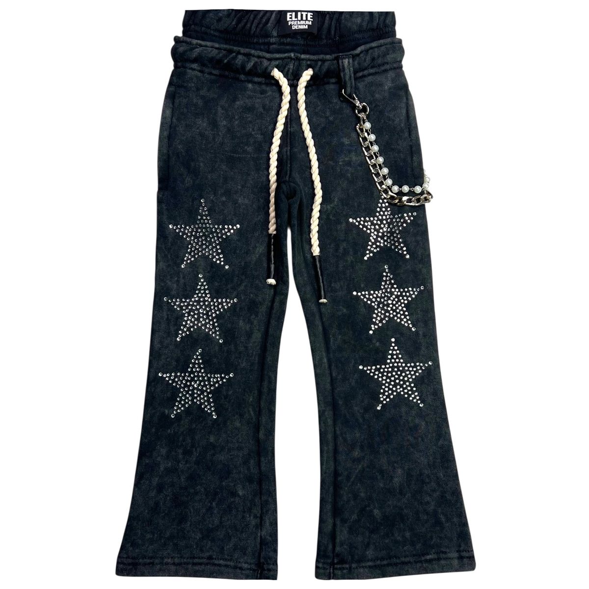 Skull Premium Heavy GSM Kids Track Set - Black