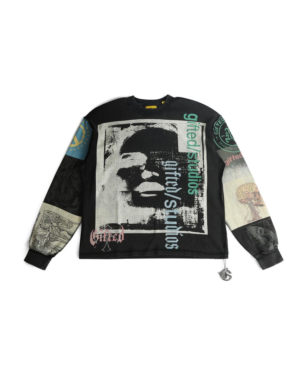 Chateau Nocturne Thermal Long Sleeve Shirt - Black
