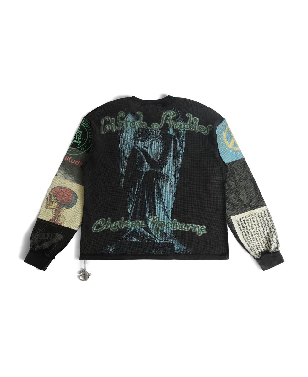Chateau Nocturne Thermal Long Sleeve Shirt - Black