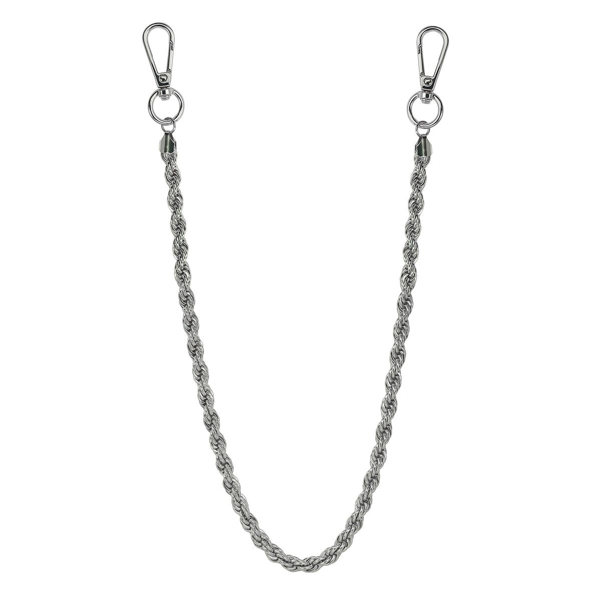8mm Rope Chain Silver