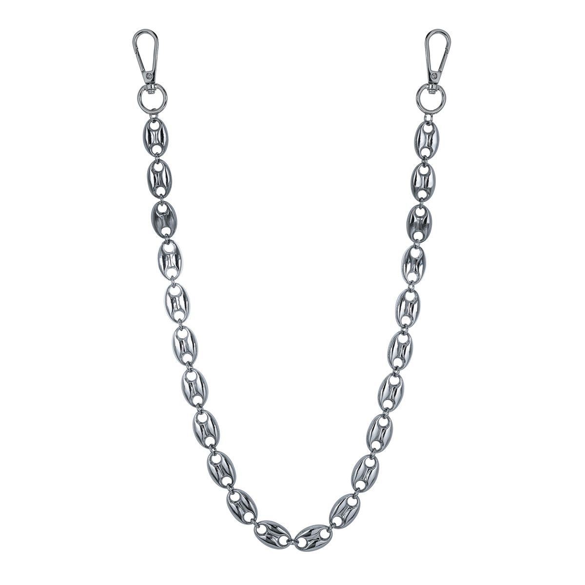 13mm Marina Link Pant Chain Silver