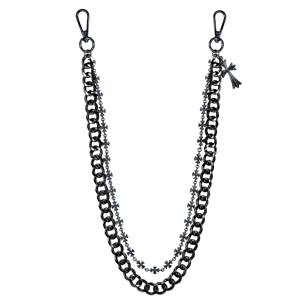 Double Pant Chain 24" Black
