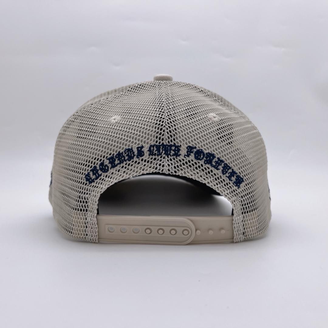 Diamond 777 Suede Trucker Hat - Cream