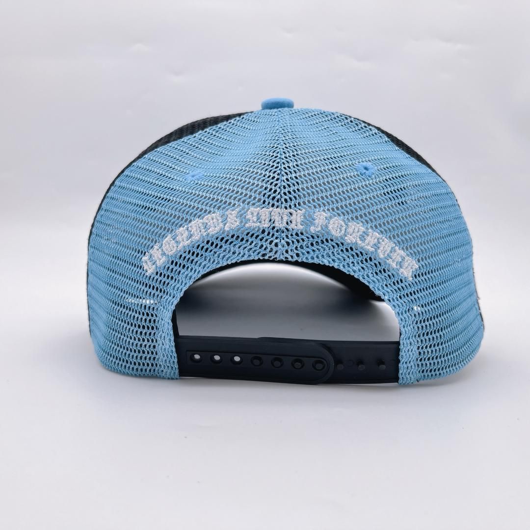 Diamond 777 Suede Trucker Hat - Blue