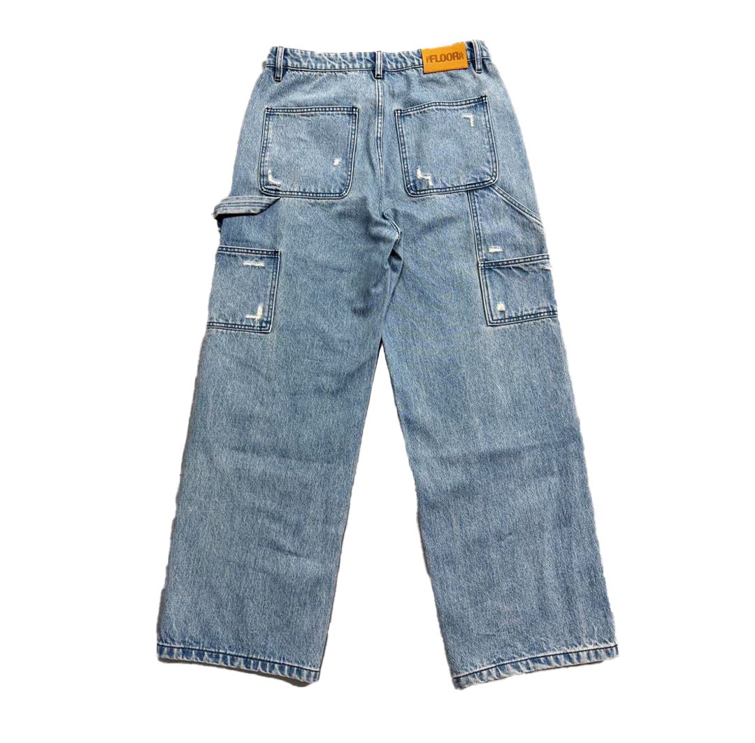 Floor 914 Triple Knee Denim - Light Blue