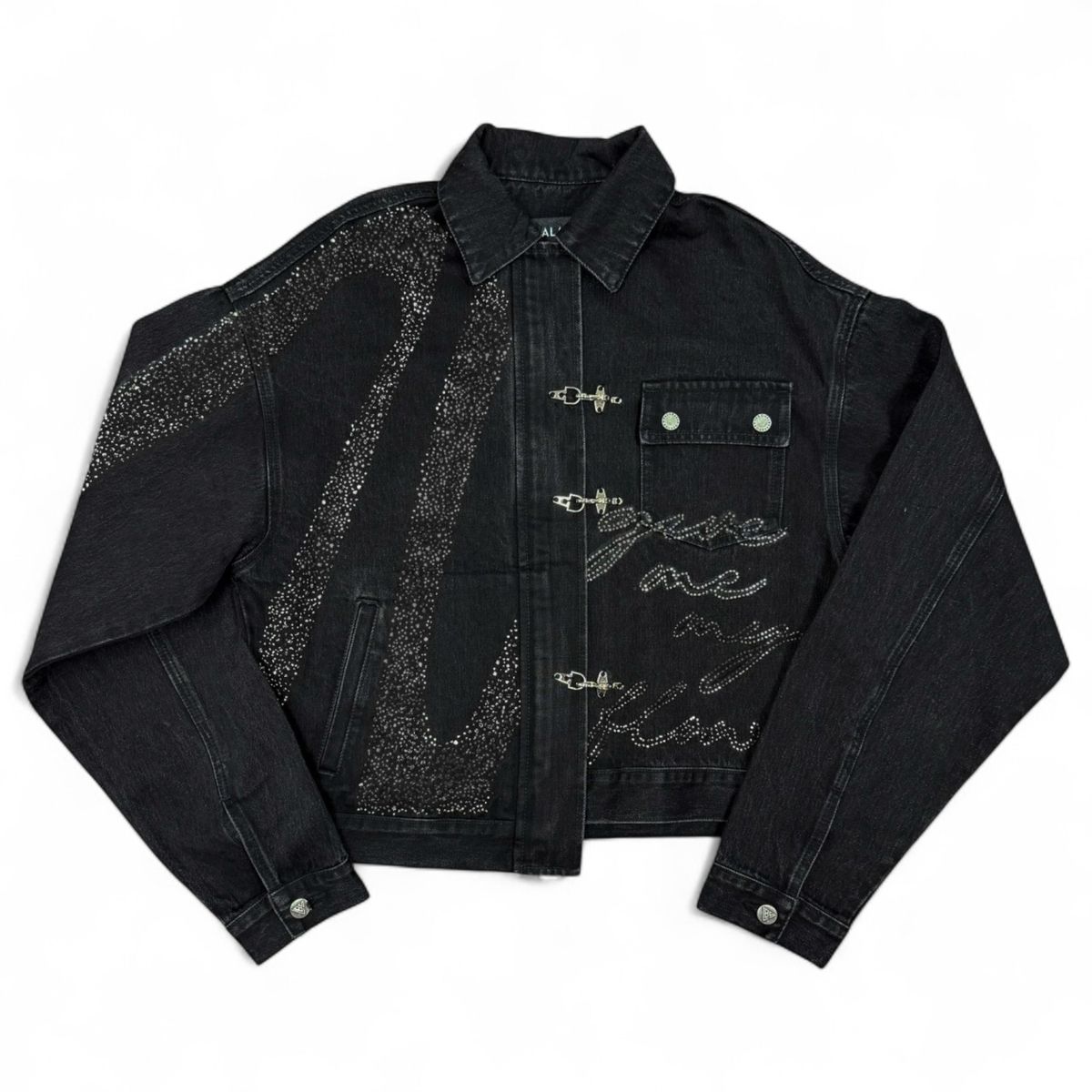 Encrypted Denim Jacket - Black